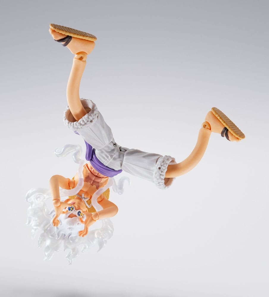 One Piece S.H.Figuarts Monkey D. Luffy Gear 5 Future Island Egghead Actionfigur