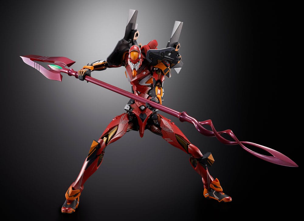 Neon Genesis Evangelion Metal Build Eva Production Model-02 30th with the Spear of Cassius Diecast Actionfigur