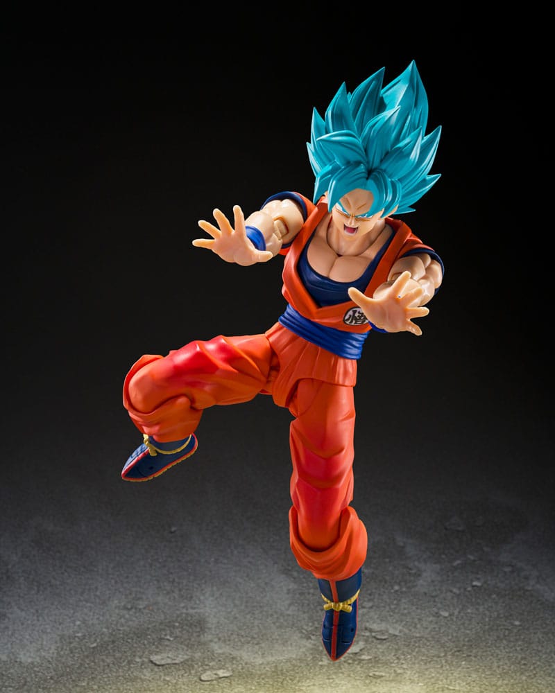 Dragon Ball Super Super Saiyan God Super Son Guko S.H.Figuarts (Blue power transcending Limits) Actionfigur