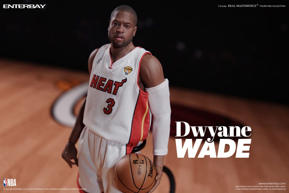 NBA Collection Real Masterpiece Actionfigur 1/6 Dwyane Wade 30 cm - Beschädigte Verpackung
