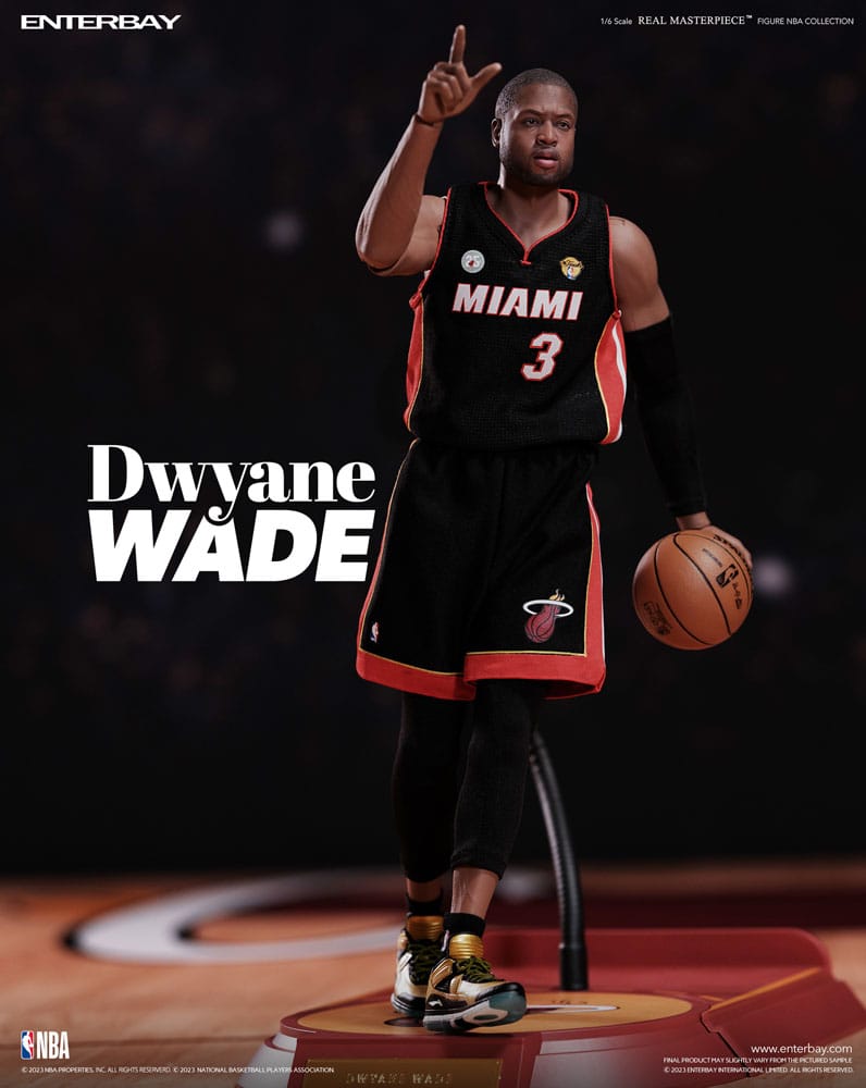 NBA Collection Real Masterpiece Actionfigur 1/6 Dwyane Wade 30 cm - Beschädigte Verpackung