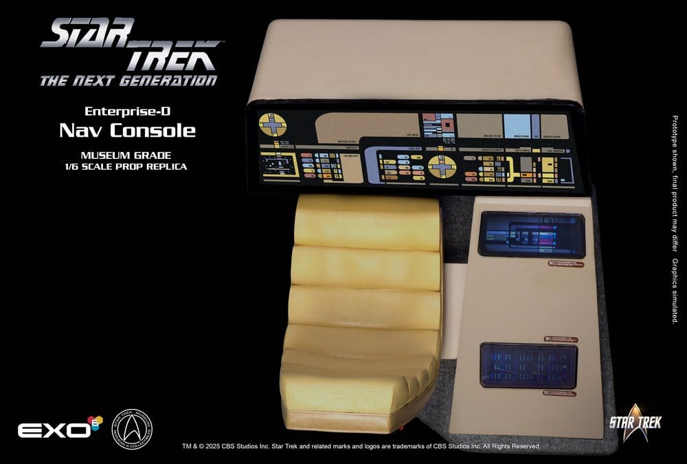 Star Trek The Next Generation Enterprise-D Bridge CONN Console 1/6 Replik