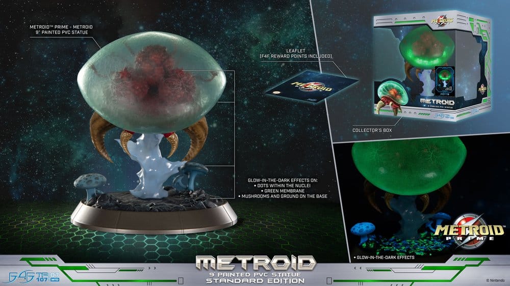 Metroid Prime Metroid (Standard) (Glow in the Dark) Figur