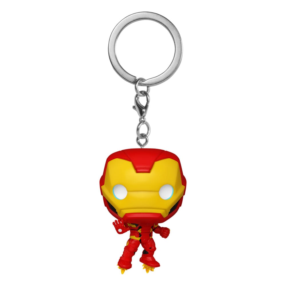 Marvel New Classics - Iron Man Display (12) POP! Vinyl Schlüsselanhänger