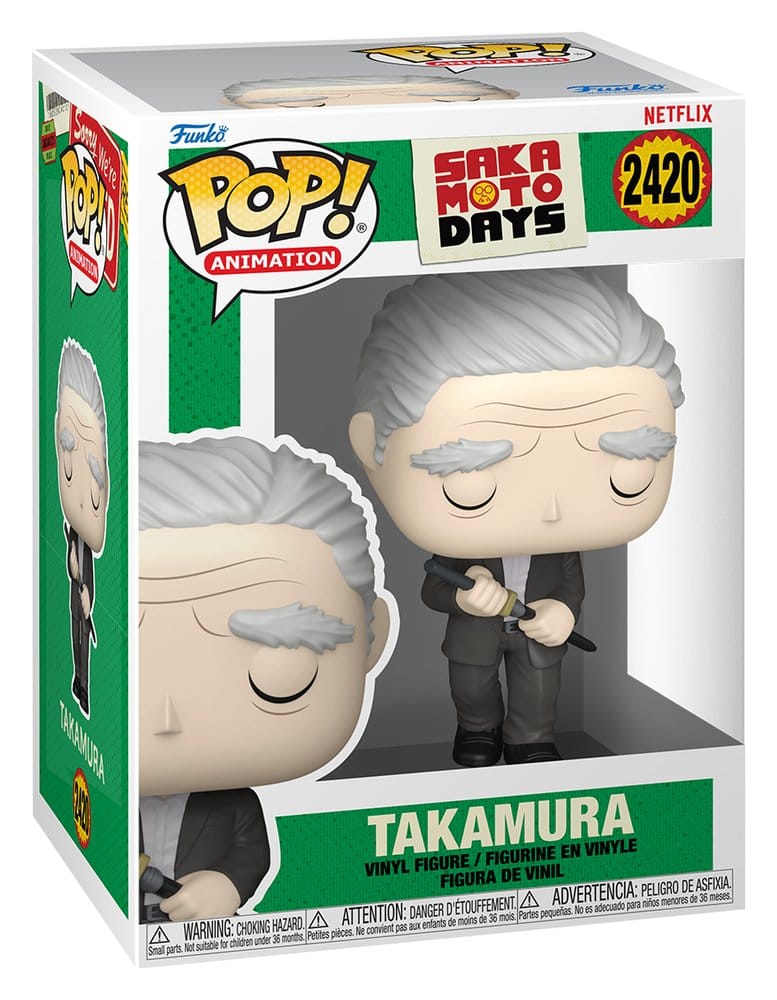 Sakamoto Days Takamura POP! Animation Vinyl Figur