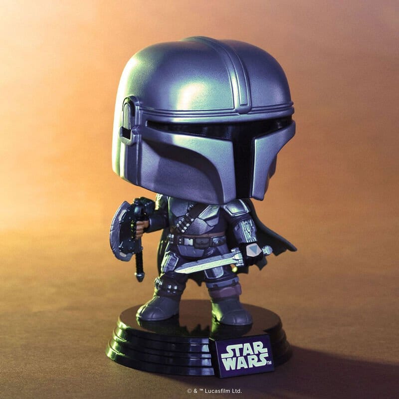 Star Wars The Mandalorian and Grogu The Mandalorian (Dual Wield) POP! Vinyl Figur