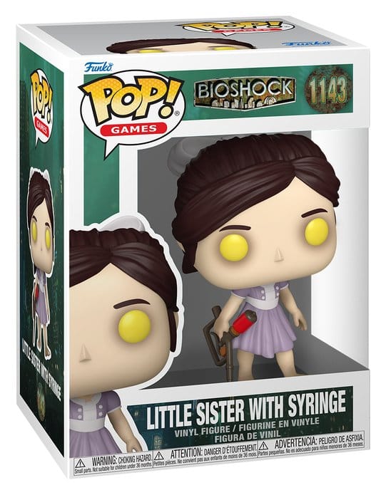 Bioshock Little Sister w/Syringe POP! Games Vinyl Figur