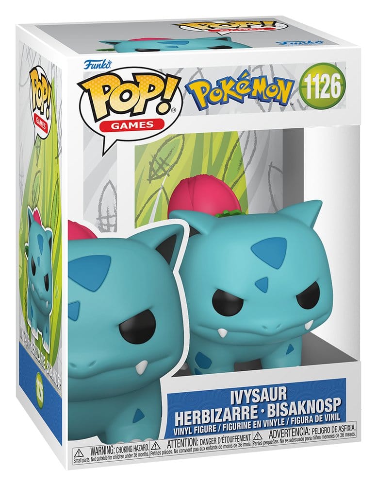 Pokémon Ivysaur POP! Games Vinyl Figur
