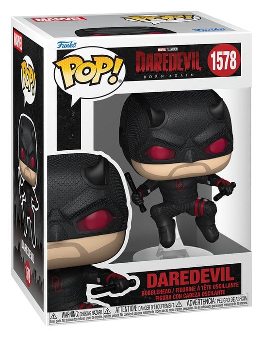 Daredevil Born Again Daredevil (Black Suit) POP! Marvel Vinyl Figur