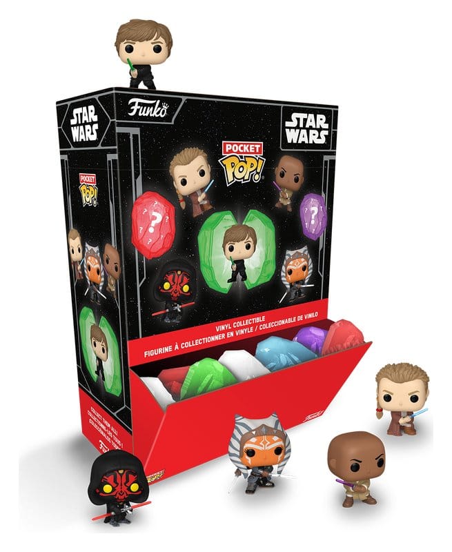 Star Wars Mystery Kyber Crystals Display (12) Pocket POP! Vinyl Figuren