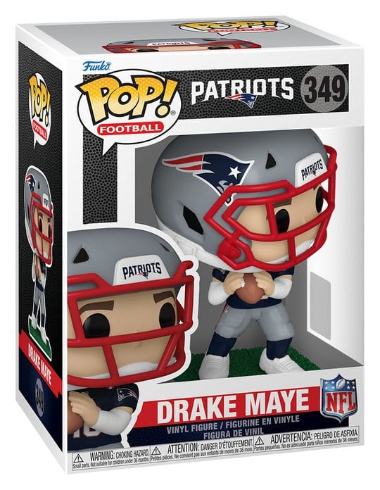 NFL Drake Maye POP! Vinyl Figur