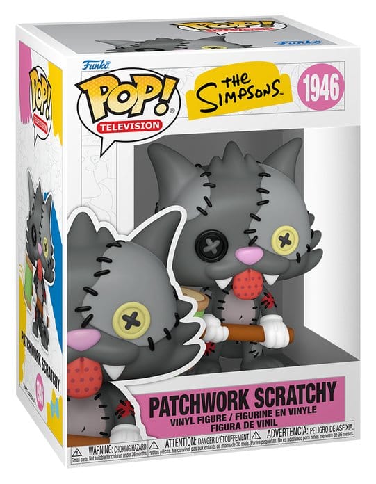 Die Simpsons Scratchy Patchwork POP! Animation Vinyl Figur