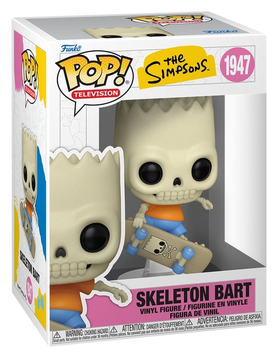 Die Simpsons Skeleton Bart POP! Animation Vinyl Figur