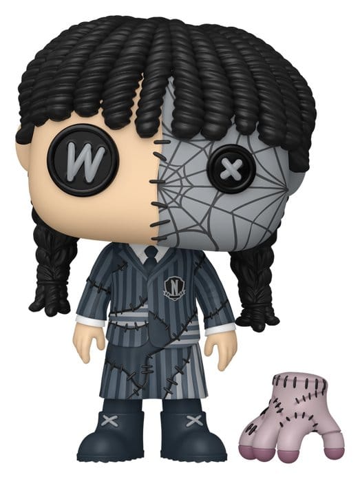 Wednesday Patchwork Wednesday with Thing POP! Televison Vinyl Figur