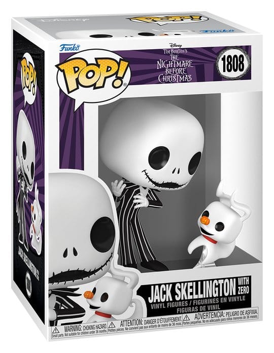 Nightmare Before Christmas Jack & Zero POP! & Buddy Vinyl Figur