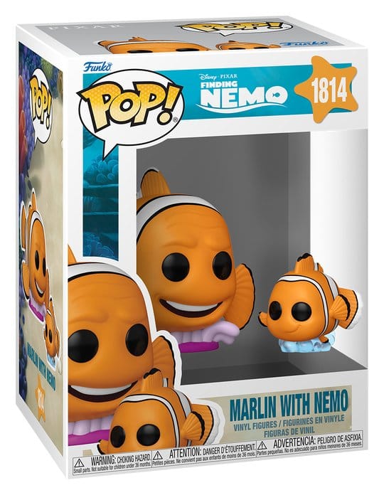 Findet Nemo Marlon w/Nemo POP! & Buddy Vinyl Figur