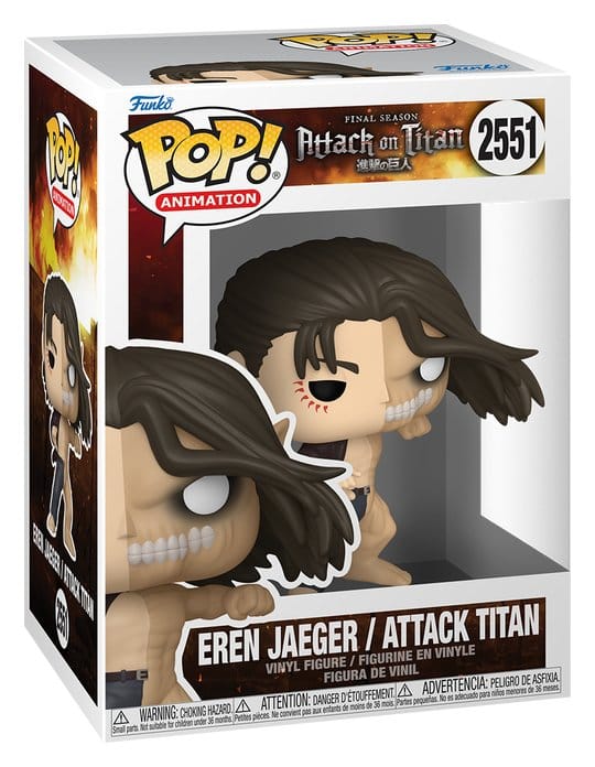 Attack on Titan Split- Attack Titan POP! Animation Vinyl Figur
