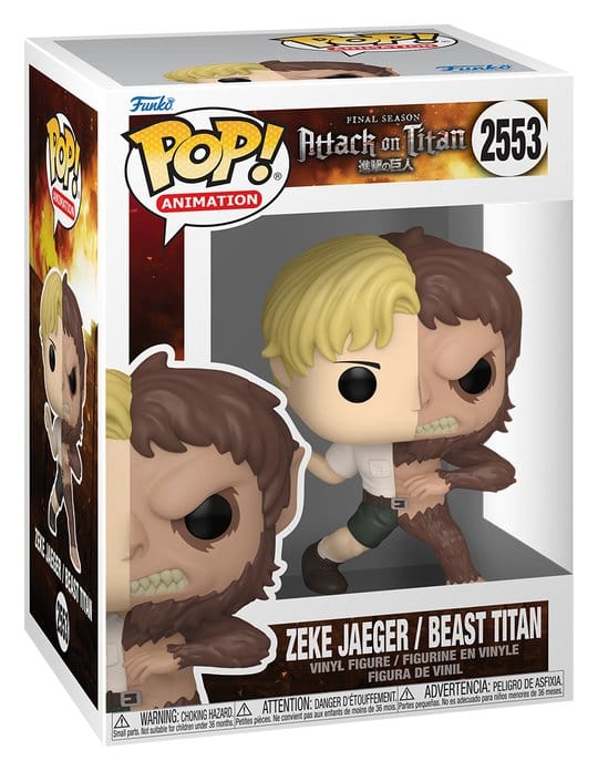 Attack on Titan Split- Beast Titan POP! Animation Vinyl Figur