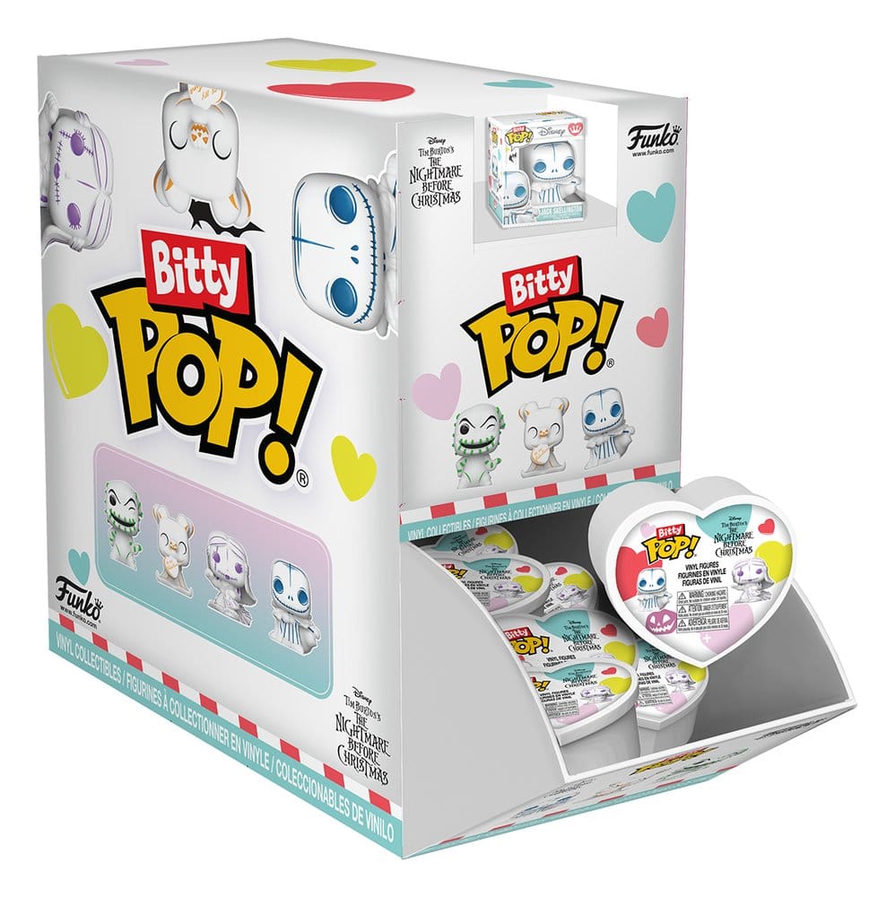 Nightmare Before Christmas Hearts Valentines PDQ Display (24) POP! Vinyl Figuren