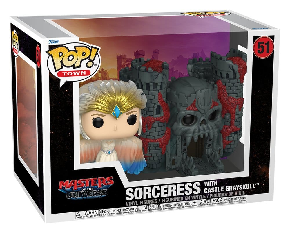 Masters of the Universe (2026) Sorceress w/Castle Grayskull POP! Town Vinyl Figur