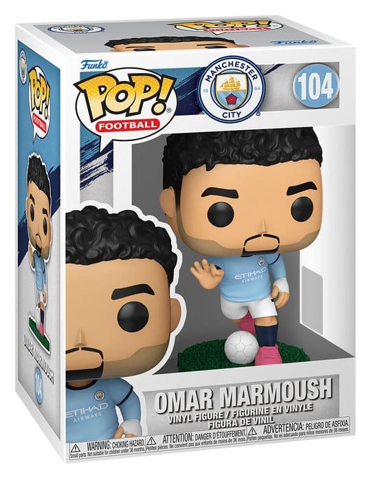 Manchester City Omar Marmoush POP! Football Vinyl Figur