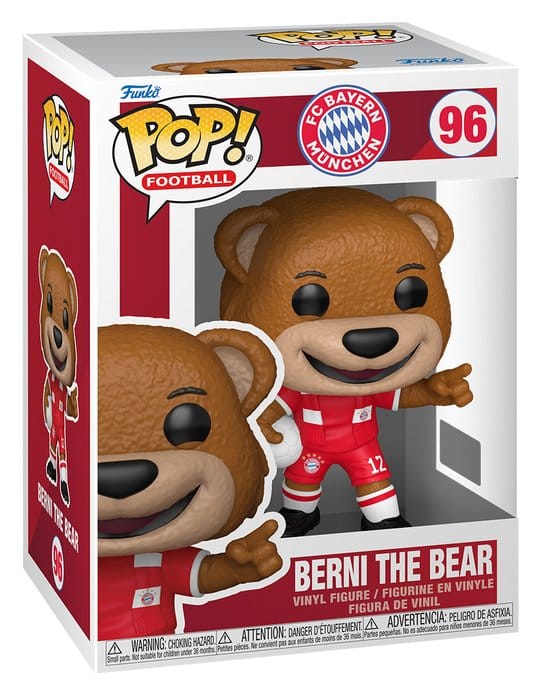 FC Bayern München Berni der Bär POP! Football Vinyl Figur
