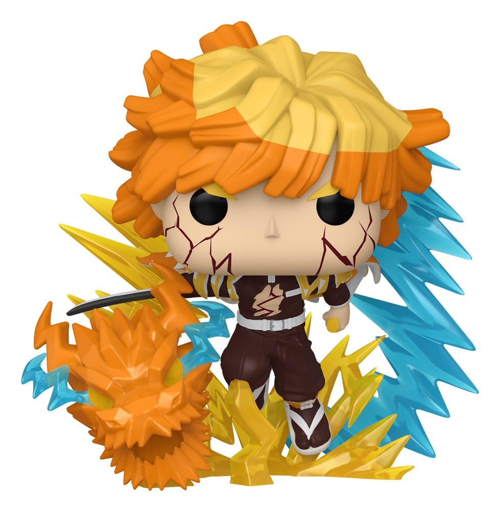 Demon Slayer Kimetsu no Yaiba Zenitsu with Chase (Glow) Sortiment (3) POP! Premium Vinyl Figur