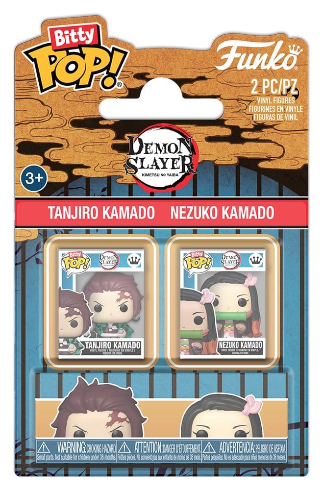 Demon Slayer Kimetsu no Yaiba 2er-Pack Tanjiro & Nezuko POP! Vinyl Figuren