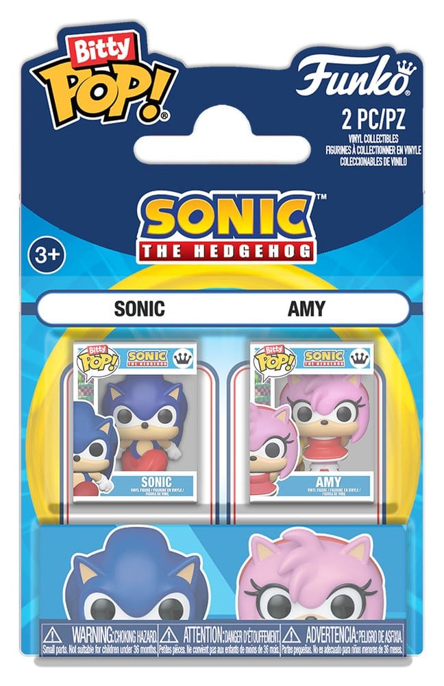 Sonic the Hedgehog 2er-Pack Sonic & Amy Rose Bitty POP! Vinyl Figuren