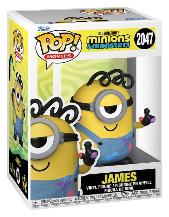 Minions 3 James POP! Rocks Vinyl Figur