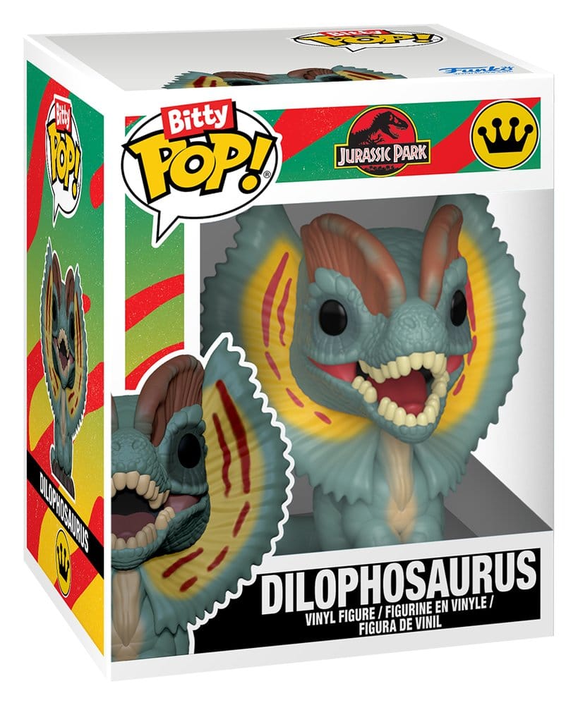 Jurassic Park 2er-Pack Tyrannosaurus Fossil & Dilophosaurus Bitty POP! Vinyl Figuren