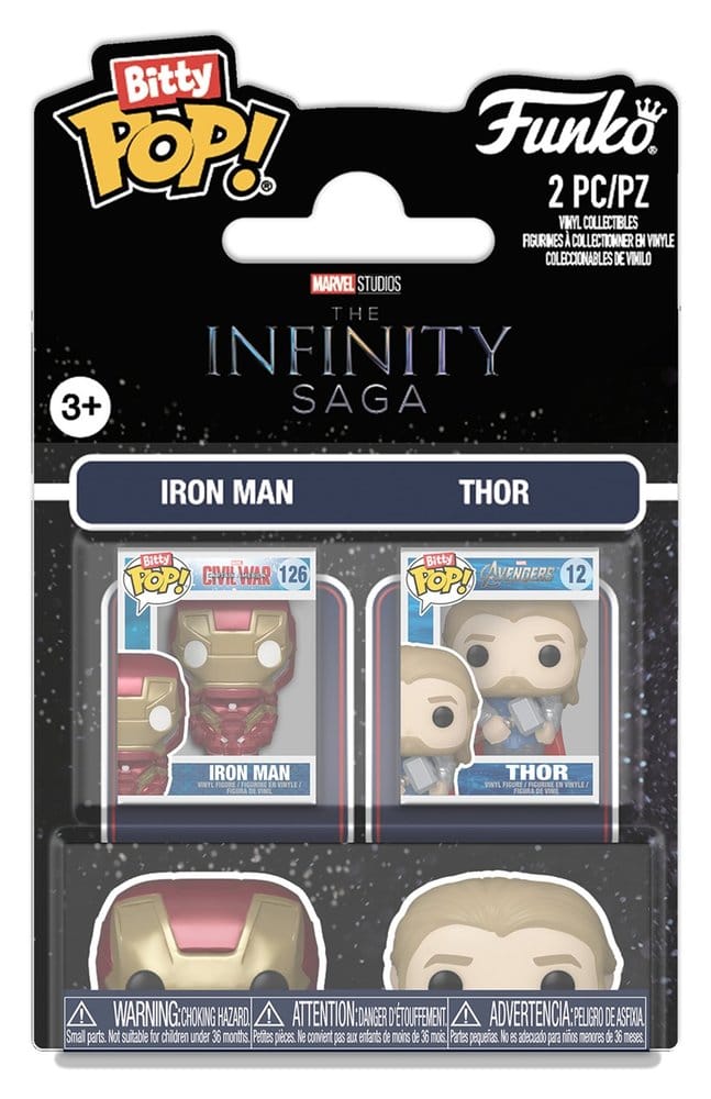 Marvel IS 2er-Pack IM & Thor Bitty POP! Vinyl Figuren