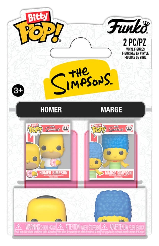 Simpsons 2er-Pack H & M Bitty POP! Vinyl Figuren