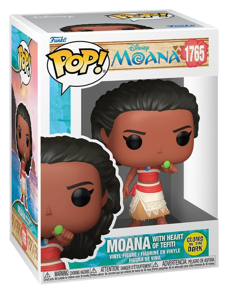 Vaiana Moana w/Water(GW) POP! & Buddy Vinyl Figur