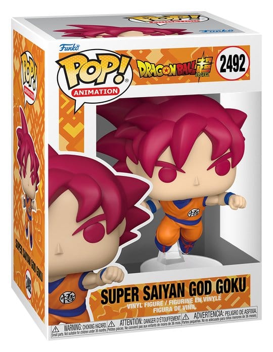 Dragon Ball Super Goku (Red) POP! Animation Vinyl Figur