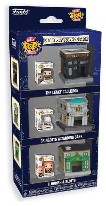 Harry Potter 3er-Pack Diagon Alley Bitty POP! Towns Vinyl Figuren