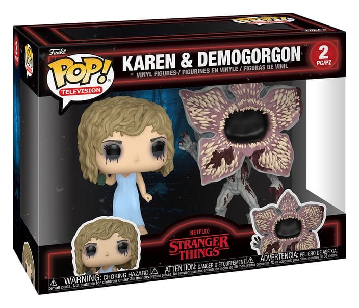 Stranger Things 2er-Pack Karen & Demogorgon POP! Vinyl Figuren