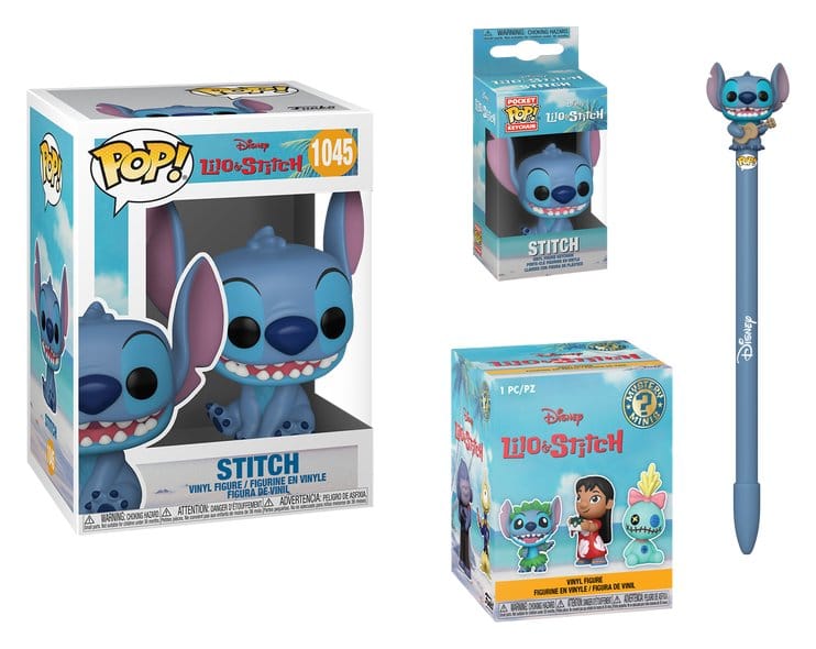 Lilo & Stitch 4er-Pack Stitch Black Friday Bundle POP! Vinyl Figuren