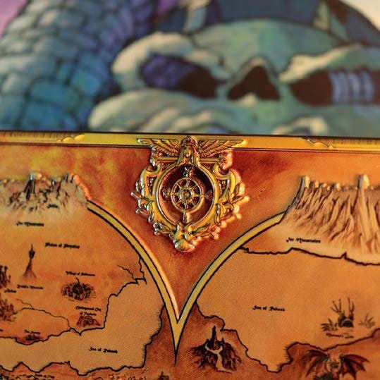 Masters of the Universe Metal Map of Eternia Limited Edition Replik