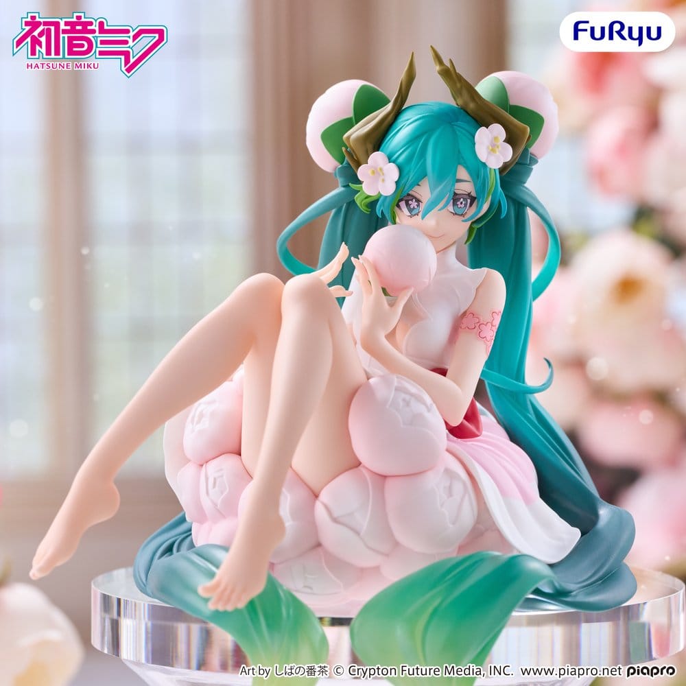 Hatsune Miku Flower Fairy White Plum Blossom Noodle Stopper Figur