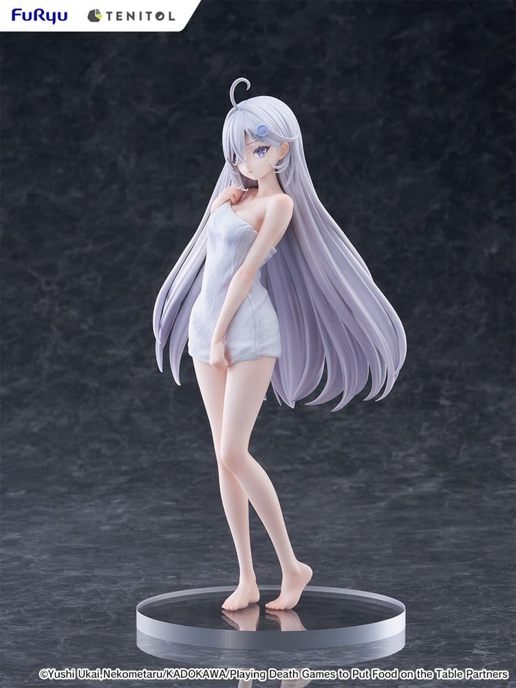 Playing Death Games to Put Food on the Table Light Novel Yuki Golden Bath Ver. Statue