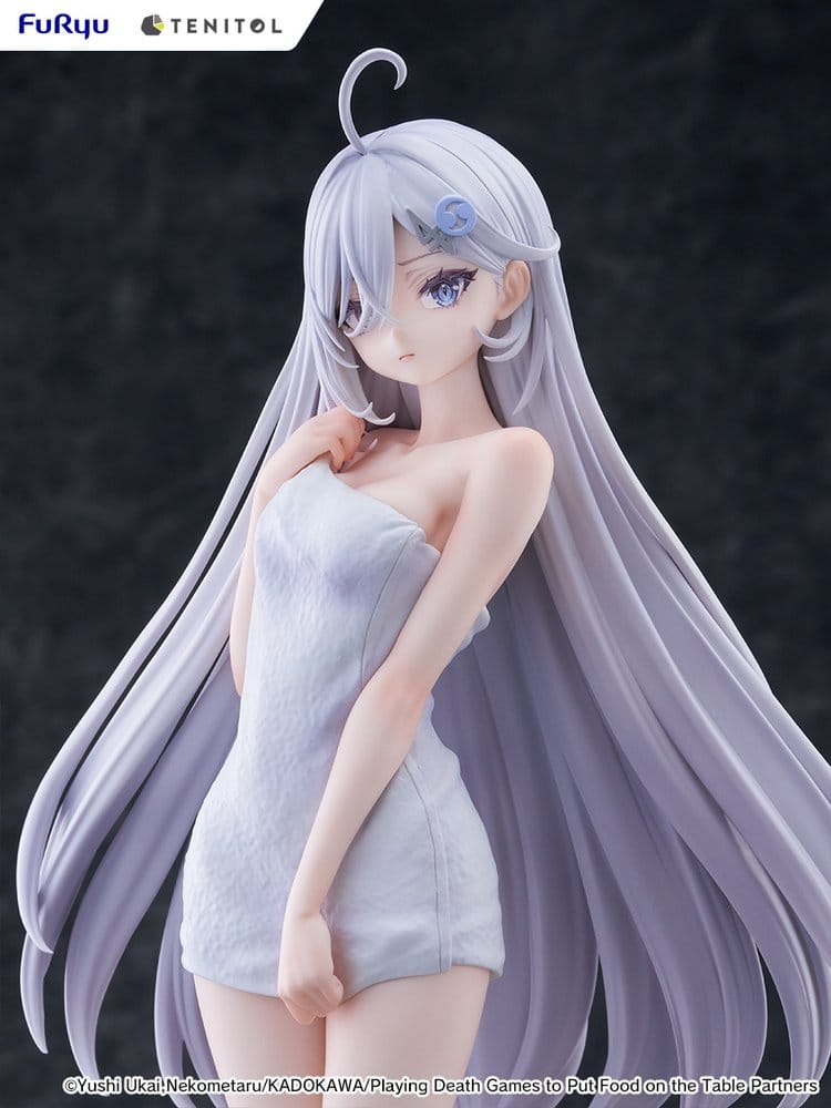 Playing Death Games to Put Food on the Table Light Novel Yuki Golden Bath Ver. Statue