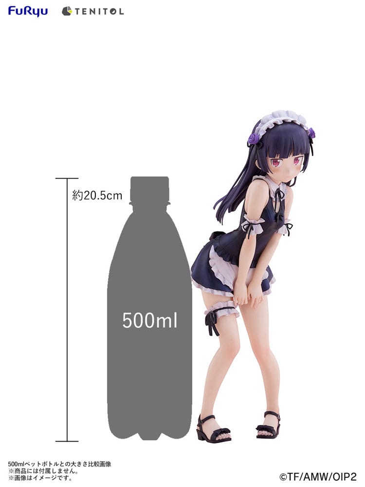 Ore no Imouto ga Konna ni Kawaii Wake ga Nai. Tenitol Kuroneko Swimsuits Maid Ver. Statue