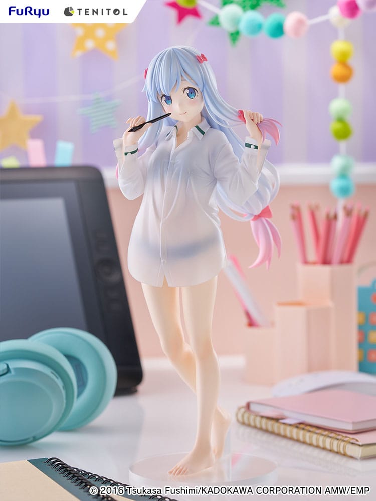 Eromanga Sensei Sagiri Izumi Shirts Ver. Tenitol Tall Statue