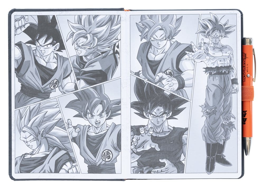 Dragon Ball Super Goku Premium Notizbuch A5 mit Projektorstift