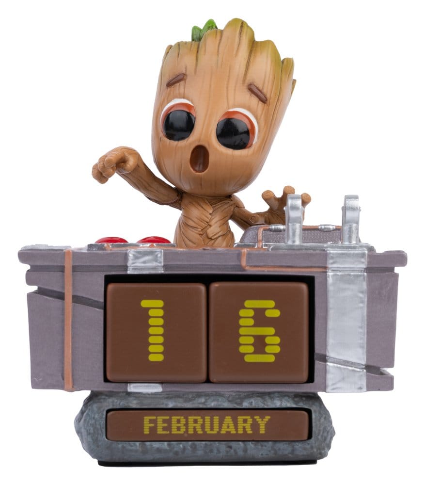 Marvel Groot Death Button 3D Ewiger Kalender