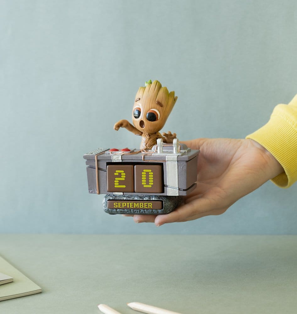 Marvel Groot Death Button 3D Ewiger Kalender