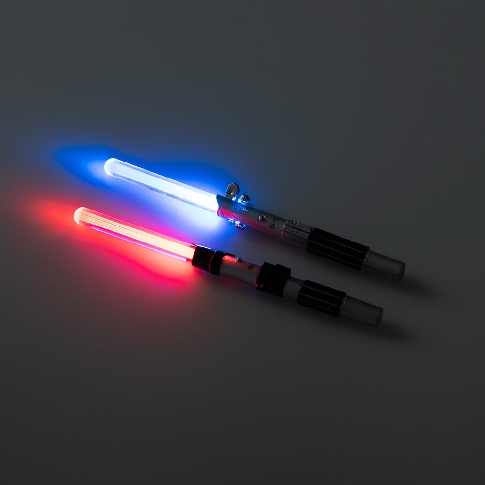 Star Wars Luke Skywalker & Darth Vader Set 2 Lichtschwert-Stiften mit