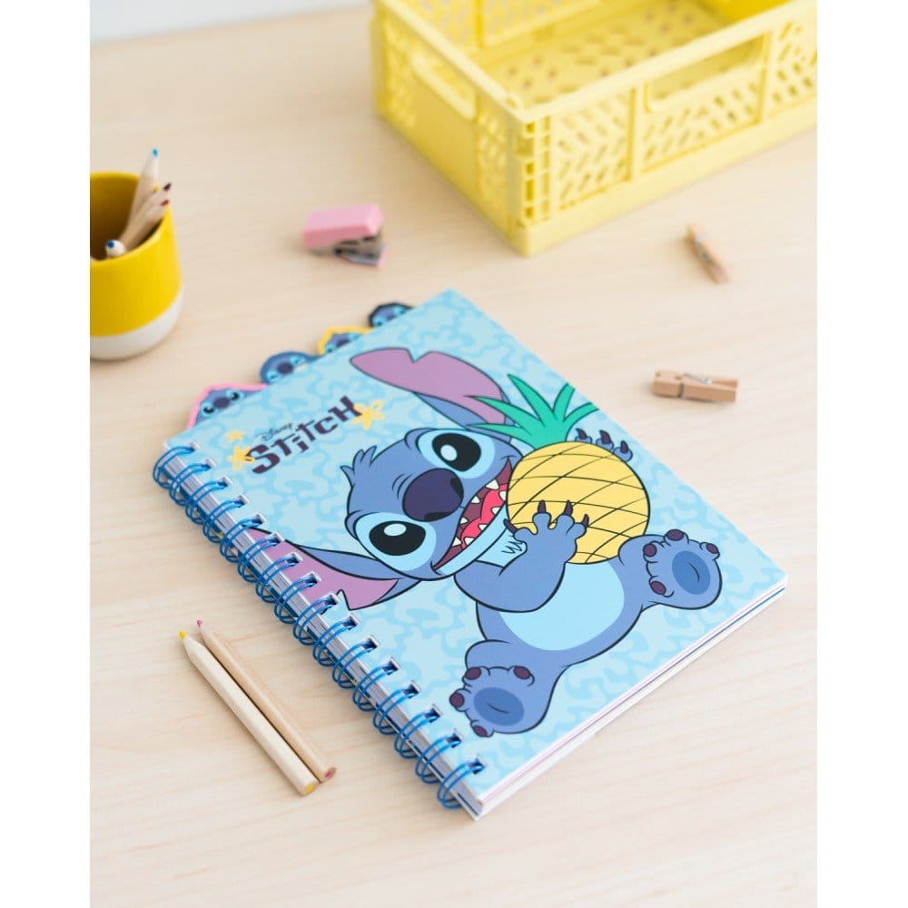 Disney Stitch Projekt-Notizbuch A5