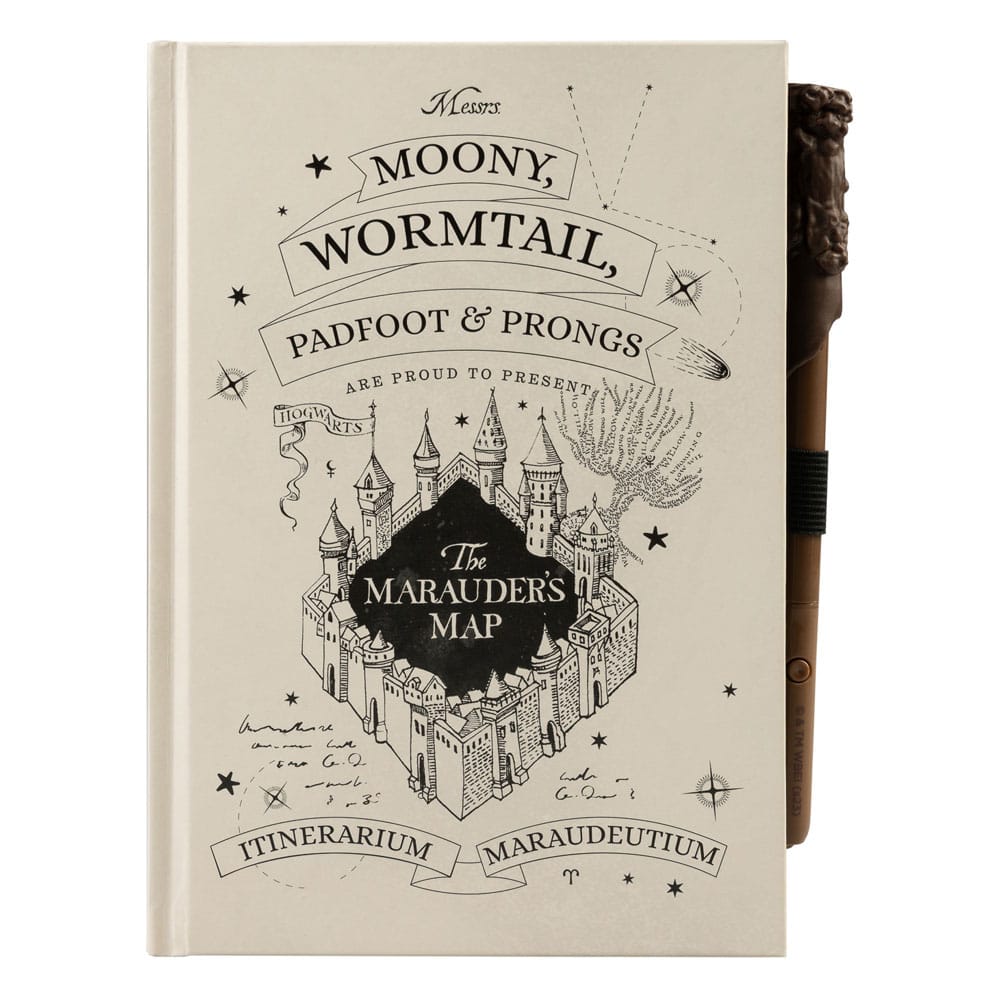 Harry Potter Marauder's Map Premium Notizbuch A5 mit Licht